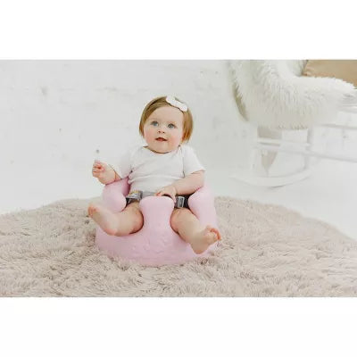 Baby Infant Soft Foam Comfortable Floor Booster Seat Supportive Chair with 3 Point Adjustable Safety Buckle Strap Harness