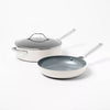 7pc Nonstick Ceramic Coated Aluminum Cookware Set