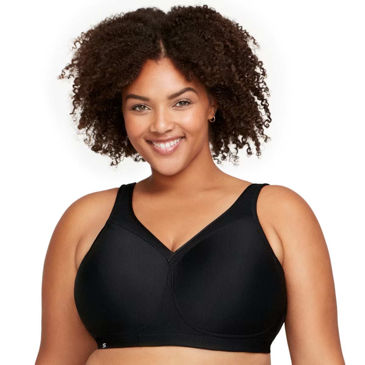 Womens MagicLift Seamless Sports Wirefree Bra Black