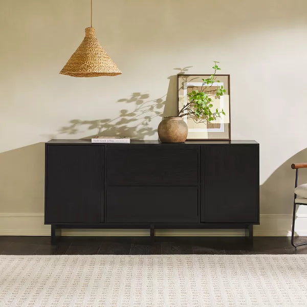 Beveled Drawer Sideboard