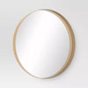 Flush Mount Round Decorative Wall Mirror