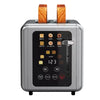 2 Slice Toasters, Touchscreen Dual Independent Control Panel, Smart Bread Toaster, Stainless Steel Toaster, Extra Wide Slots Toaster With Bagel