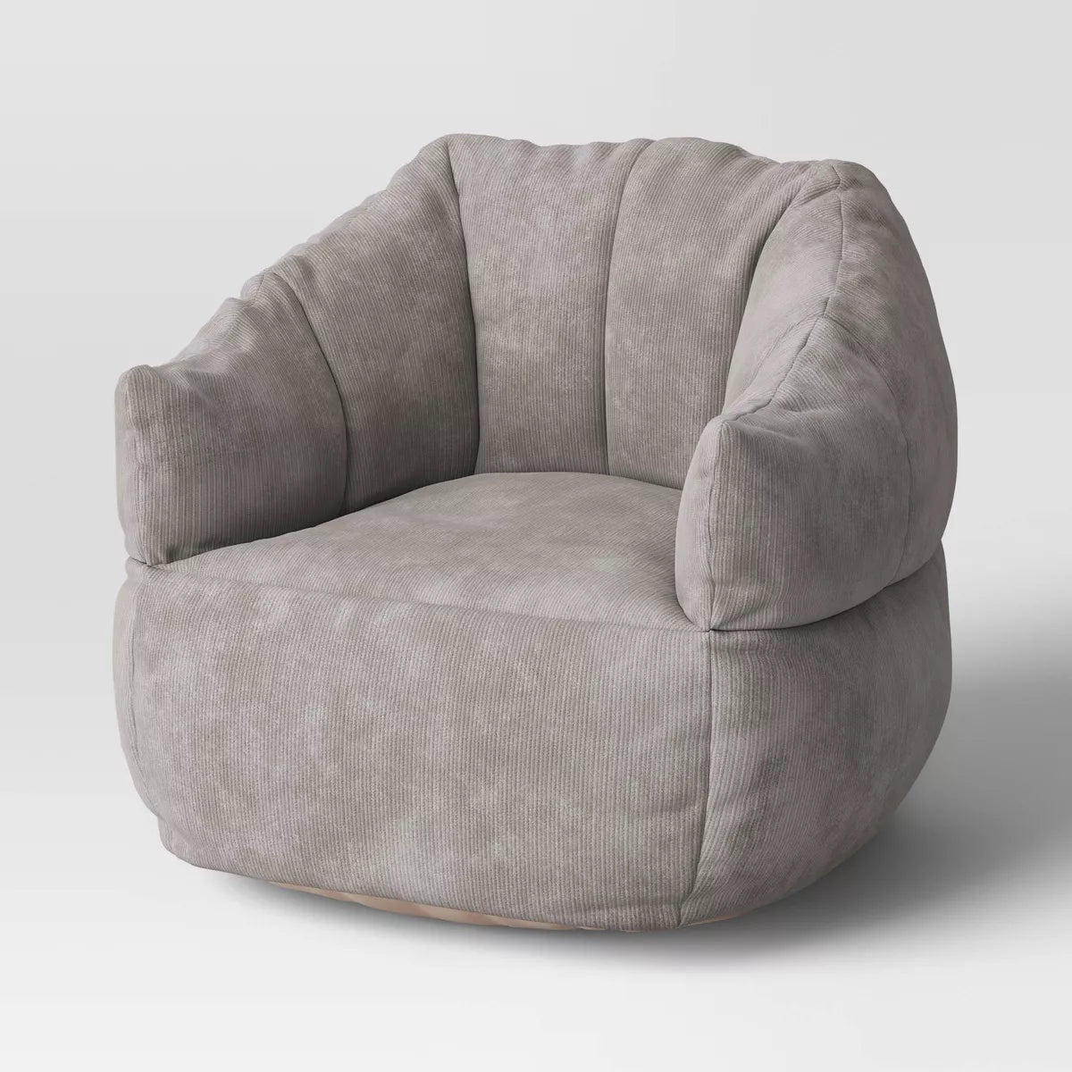 Corduroy Structured Dorm Bean Bag Chair SHOWROOM ITEM