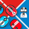 RC Red & Blue Ejecting Bumper Rivals Set - 6pc