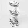 3 Tier Round Wire Shower Storage Tower