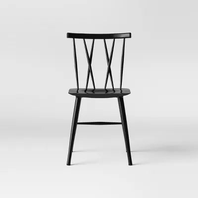 Becket Metal X Back Dining Chair