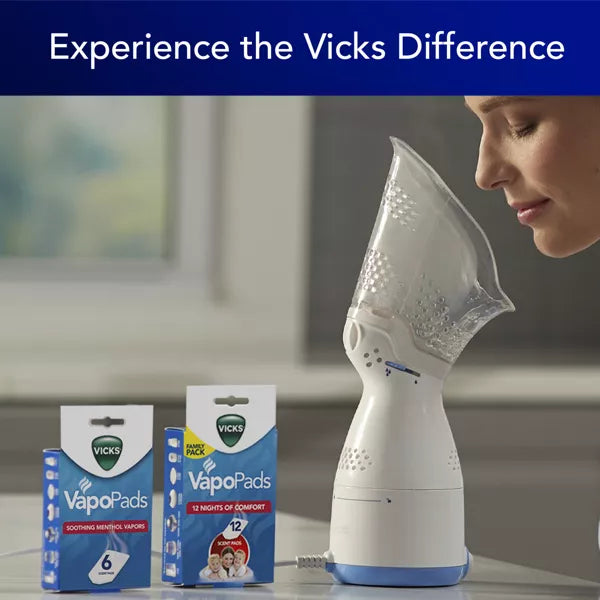 Personal Steam Inhaler with Variable Steam Control & Soft Mask
