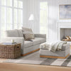 7'x10' Wellsville Handloom Flatweave Stripe Rug Gray