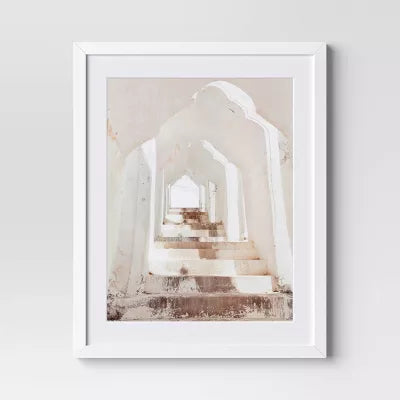 (Set of 2) Architecture Framed Arts Neutrals