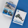 3-in-1 Portable Magnetic Wireless Charger - Black