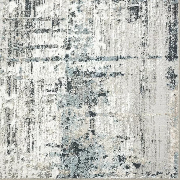 Modern Abstract Distressed Area Rug