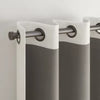 2pk Agata Snow Curtain Panels White