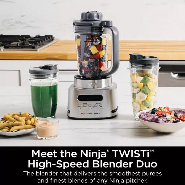 HIGH-SPEED Blender DUO - Smoothie & Ice Crusher, Silver