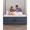 Pillow Top Air Mattress with Electric Pump and Headboard - Queen Size