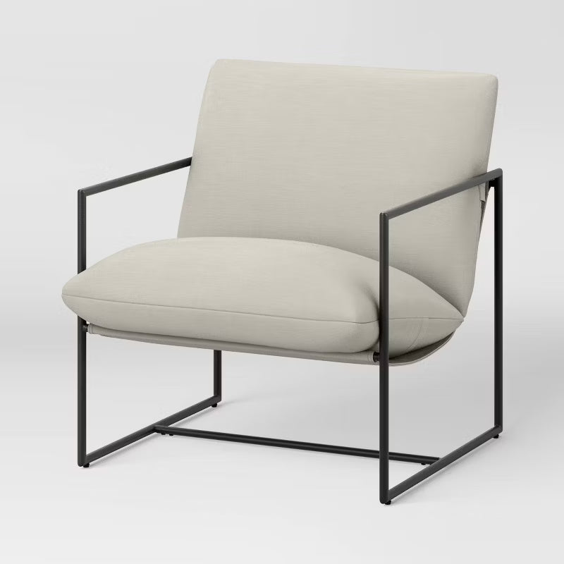 Metal Framed Sling Chair
