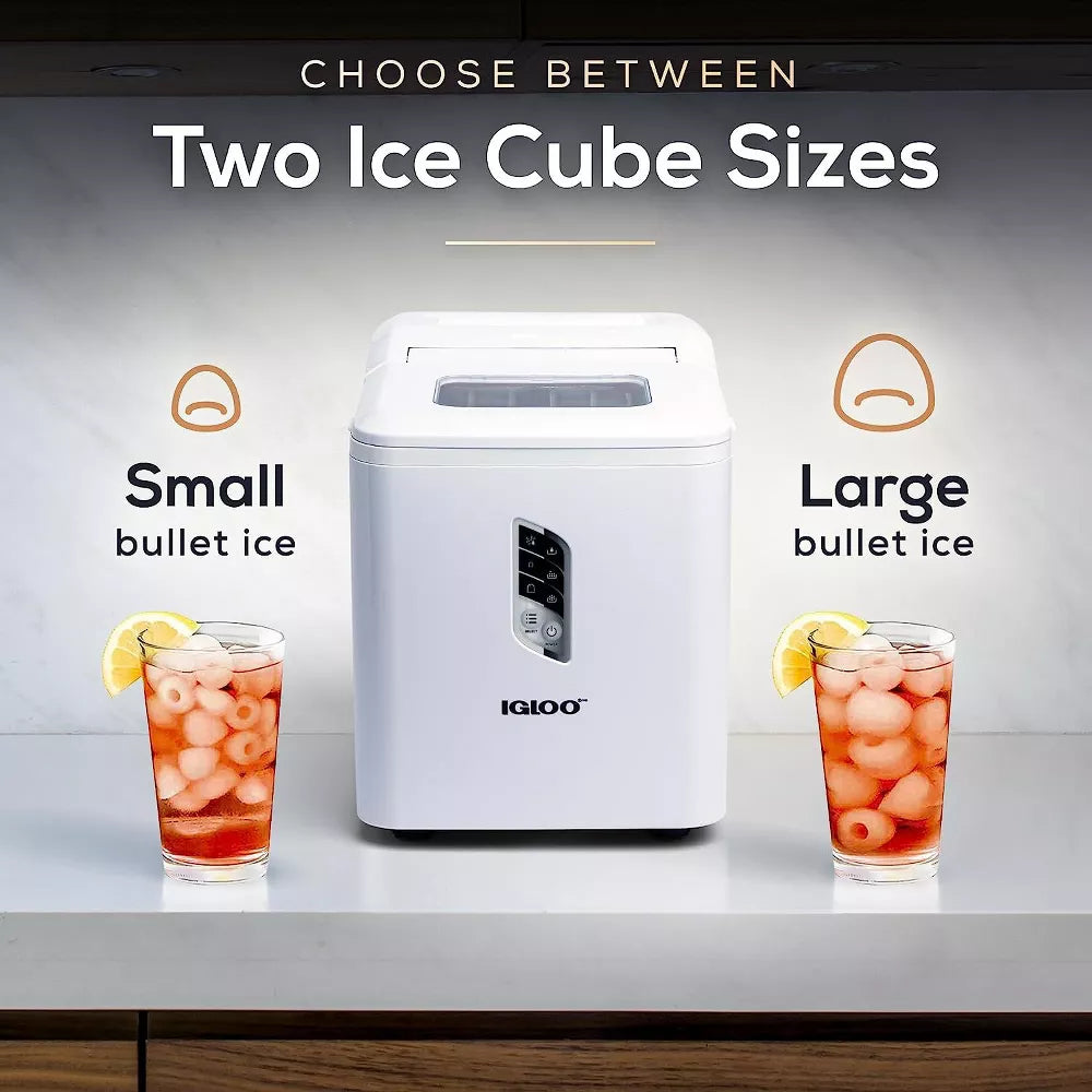 Automatic Portable Countertop Ice Maker Machine - White – Salvage & Co Indy