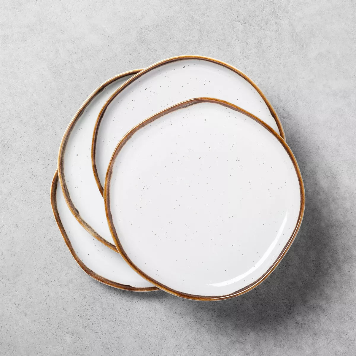 Stoneware Reactive Glaze Salad Plate