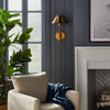 Metal Sconce Wall Light Brass