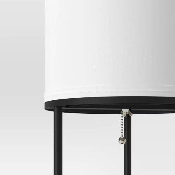 Shelf Floor Lamp Black