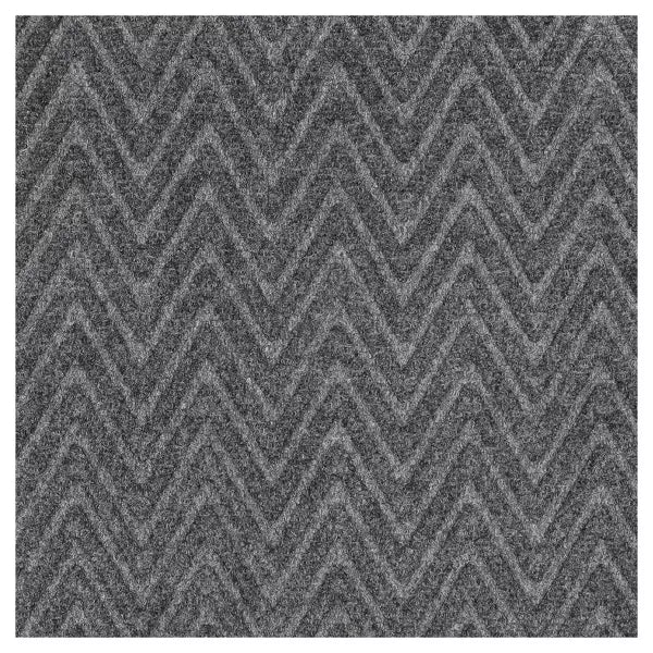 Gateway Utility Doormat Charcoal -  Indoor Outdoor Low Pile Geometric Floor Mat, Rubber Backing 3'X5'
