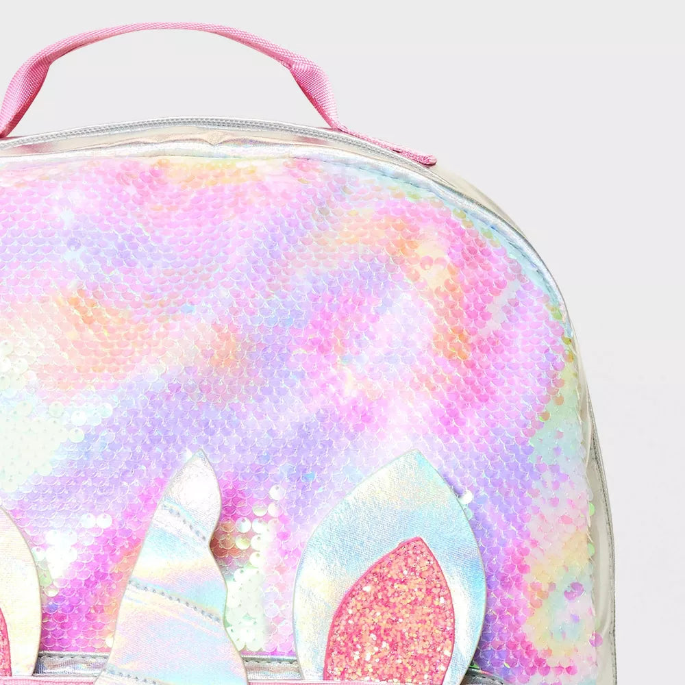 girls sequin unicorn mini backpack cat & jack Kids' 16" Flip Sequin Animal Backpack