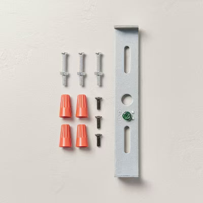 3-Arm Milk Glass Chandelier Ceiling Light