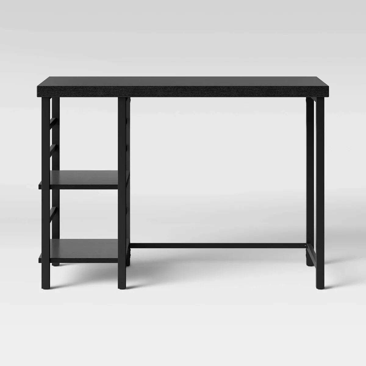 Adjustable Dorm Storage Desk Black