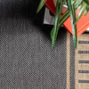 Asha Striped Border Stain Resistant High Traffic Outdoor Area Rug - 5'x8'