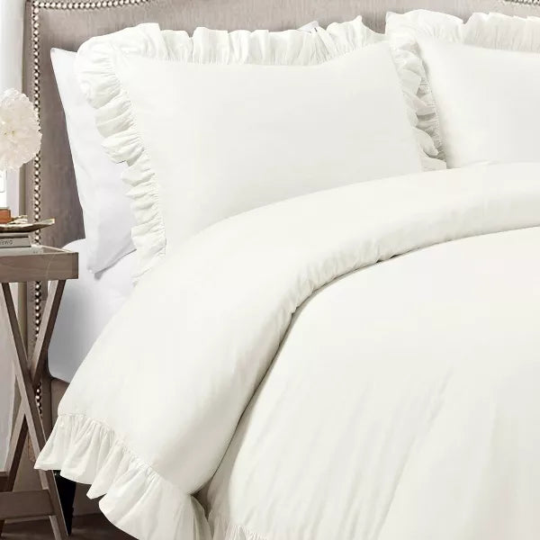 Reyna Cotton Duvet Cover Set Twin/Twin Extra Long