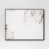 2pk Marble Framed Printed Canvases Black/Tan: Modern Abstract Digital Art, Polystyrene Frame