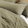 French Linen Box Stitch Quilt & Sham Set King/Cal King