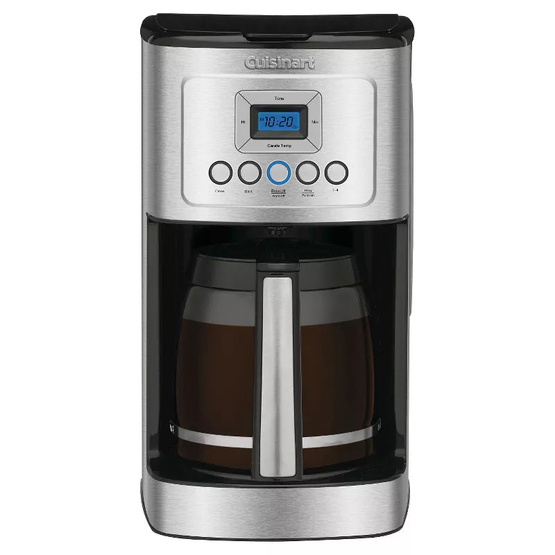 14-Cup Programmable Coffeemaker - Stainless Steel - Drip Coffee Maker, Automatic Shut-Off, LCD Display