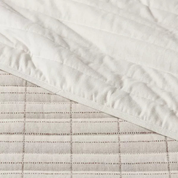 Flannel Windowpane Quilt - King