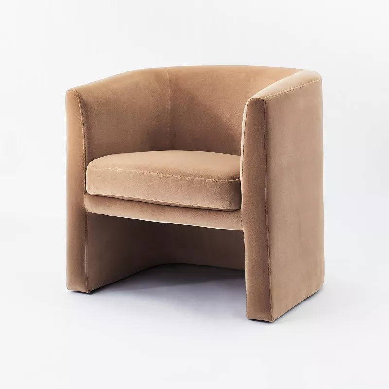 Vernon Upholstered Barrel Accent Chair