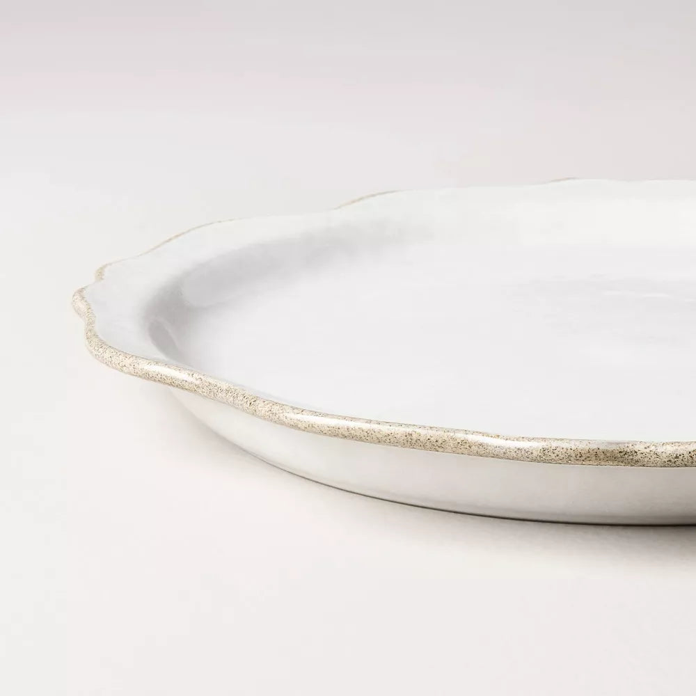 Carved Edge Dinner Plate