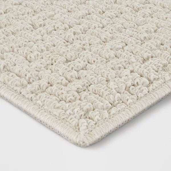 Washable Solid Machine Tufted Rug