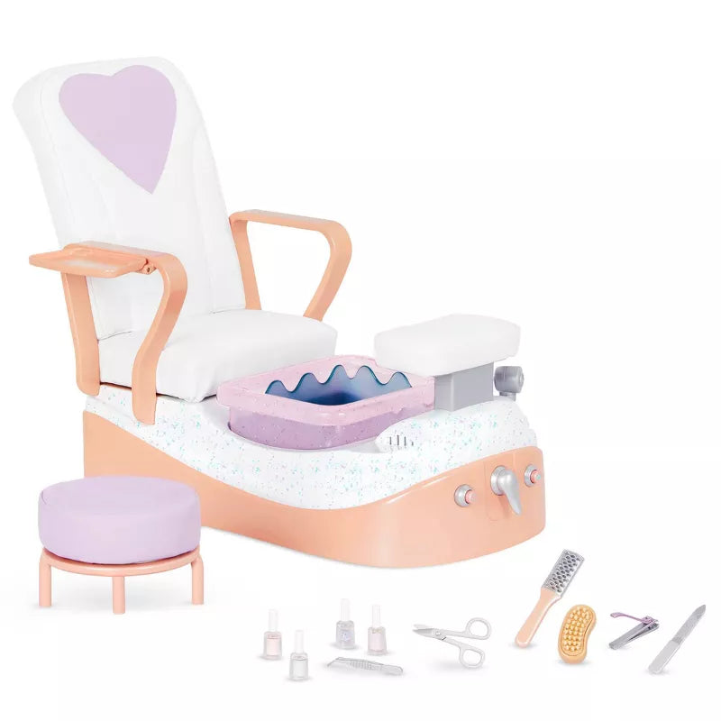 Yay, Spa Day! Salon Chair Accessory Set for Dolls