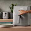 Air Fryer Gray: Electric Fryer, Dishwasher-Safe Parts