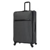 Softside Large Checked Spinner Suitcase - Gray Heather: Expandable Luggage