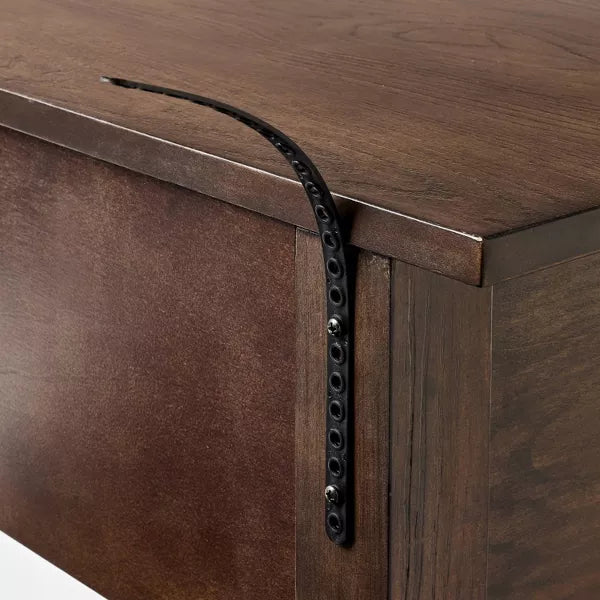 Palma Arched Console Table Dark Brown