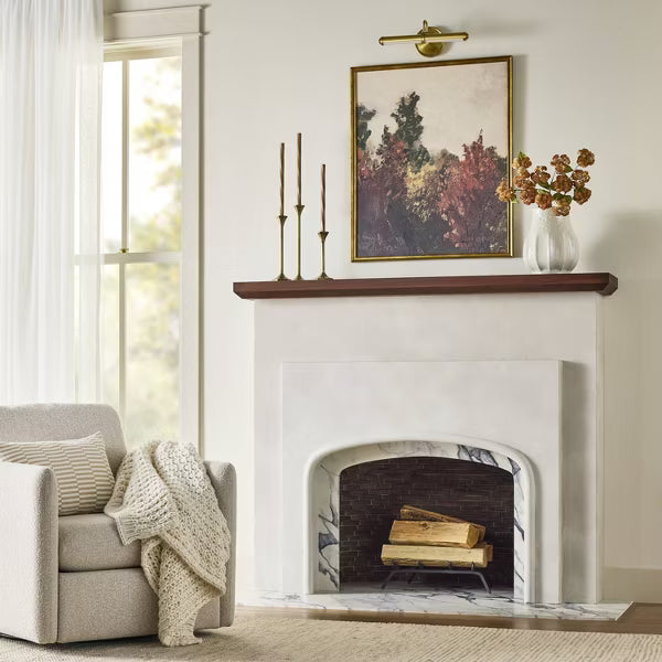 Vertical Fall Tree Framed Wall Art