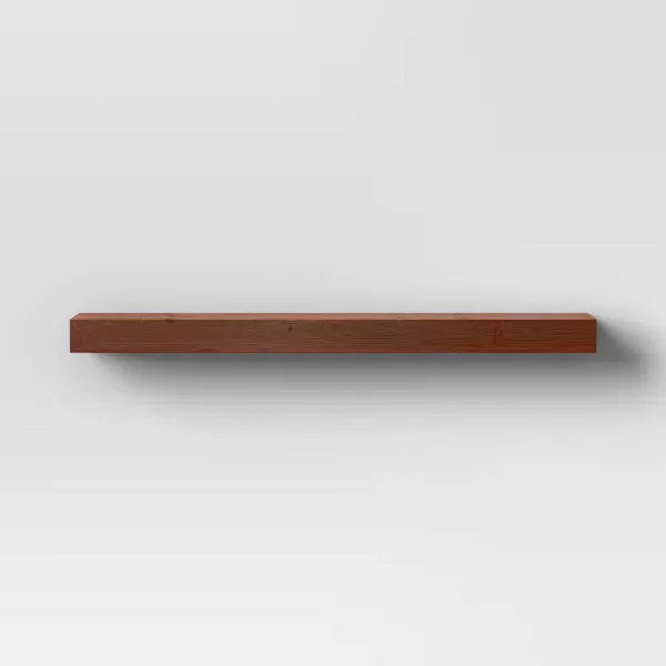 Floating Wood Shelf