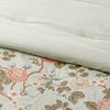 Floral Print Comforter and Sham Set Full/Queen