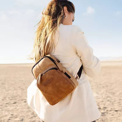 Bottom Criss-Cross Sling Diaper Bag