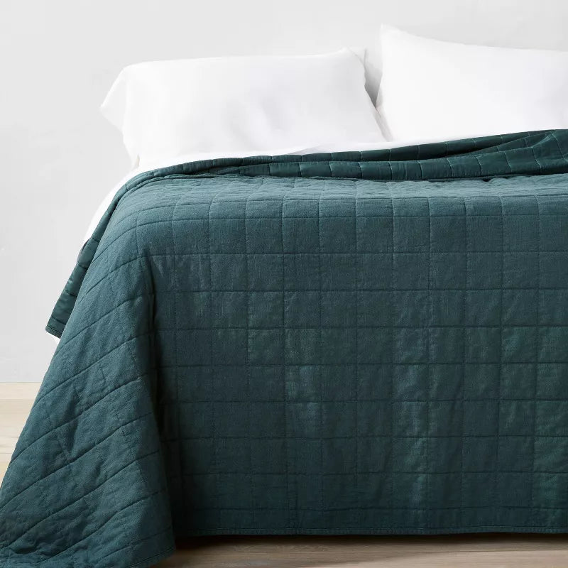 Heavyweight Linen Blend Quilt - King