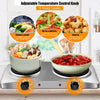 1800W Double Hot Plate Electric Countertop Burner Stainless