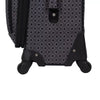 3pc Softside Checked Luggage Set - Gray Geo