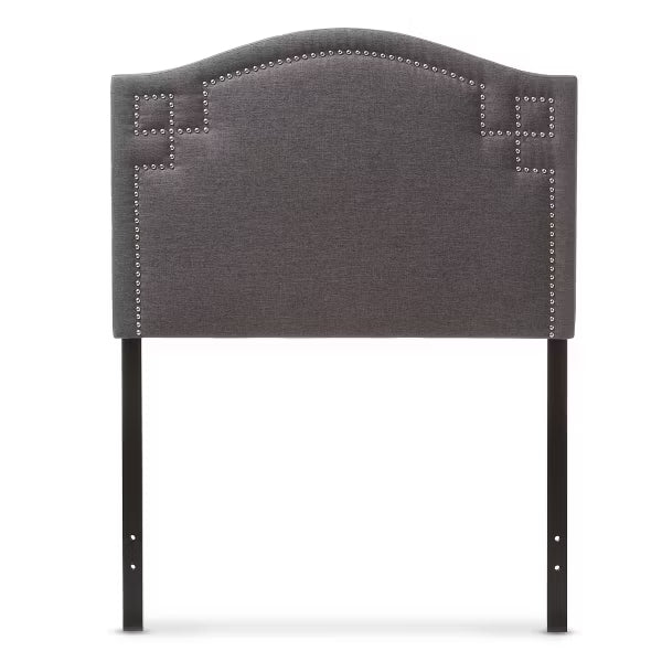 Aubrey Modern And Contemporary Fabric Upholstered Headboard - Twin