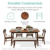 4-Piece Mid-Century Modern Upholstered Wooden Dining Chairs ONLY