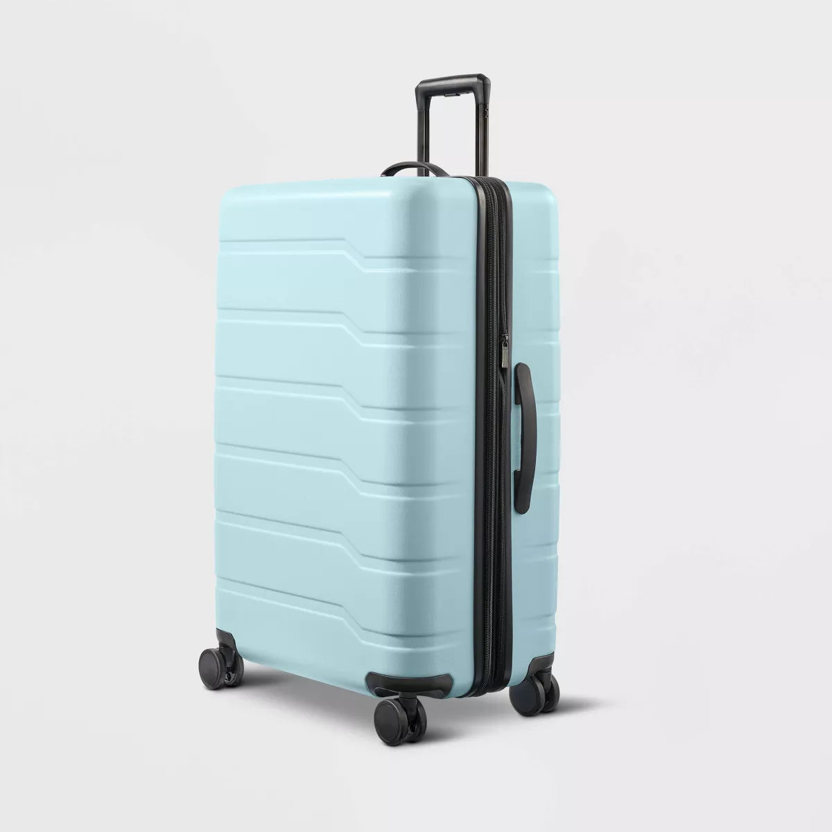 Hardside Large Checked Spinner Suitcase